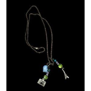 Handmade Paris France Casual Charm Necklace